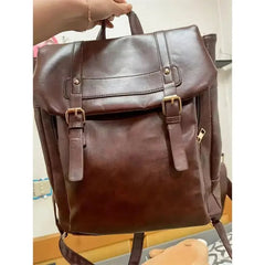 Ingvn Japanese JK Uniform Style School Backpack Women Autumn New Vintage Brown Bag College Student Classroom Backpacks