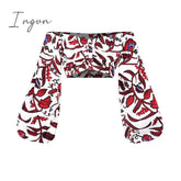 Ingvn - African Dresses for Women Autumn 2-piece Set Lady Full Sleeve Shoulder Off Festher Dashiki Print Split Skirts Africna Clothes