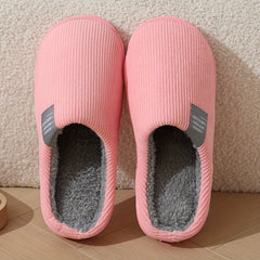 CozySoft Plush House Slippers - Slippers with Soft Sole, Closed Toe, Fuzzy Lining, Warm and Cozy Design for Home Use - Perfect for Cold Winter Days