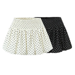 American Retro Elastic Waist Polka Dot Mini Skirt Women Holiday Summer Short Bud Skirts Y2K New