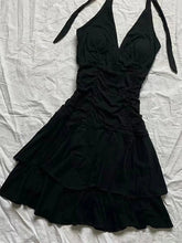 Punk Sexy Dresses Women Clothes Summer Vintage 90s Korea Dress Sweet Girl High Waist Slim Gothic Harajuku Y2k Short Halter Dress
