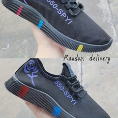 Women's Breathable Casual Sneakers - Lightweight, Lace-Up Low Tops with Soft Microfiber & PVC Insole for All Seasons