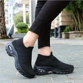 Breathable Plaid Mesh Sneakers - Lightweight, Cushioned, Non-Slip, Wear-Resistant, All-Season Shoes for Normal Pronation - Fabric Insole, PU Sole, Versatile Casual Running Shoes