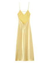 Satin V-Neck Cami Dress