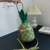 Ingvn - Women Bag 2024 Fashion Cute Pineapple Design Shoulder Bag Originality Design Ladys Crossbody Bag Metal Chain Handbag