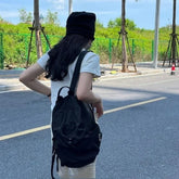 Ingvn Y2k All Match Casual Women Schoolbags Vintage Trendy Chic Korean Travel Bags New Streetwear Preppy Simple Backpacks for Students