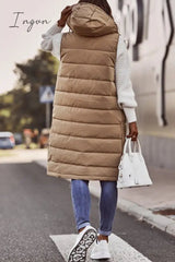 Ingvn - Casual Street Solid Zipper Mandarin Collar Tops