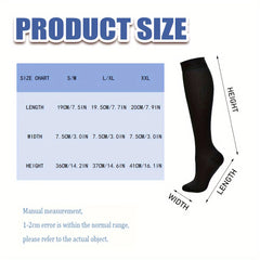 4 Pairs Copper Compression Socks For Women And Men Circulation Support For Medical, Running, Nursing, Athletic