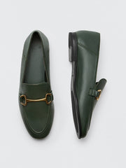 Withered 2026shoes women england style office lady simple solid genuine leather Sheepskin soft Lok shoes loafers shoes for women