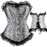 Plus Size Bustier Corsets Gothic Lace Up Binders and Shapers Overbust Body Shapewear Women Sexy Slimming Waist Trainer Boned 6XL