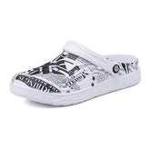 Men Summer Shoes Sandals Men's Holes Sandals Hollow Breathable Flip Flops Croc Shoes Fashion Beach Slippers Big Size 47