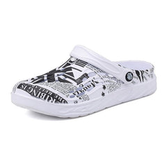 Men Summer Shoes Sandals Men's Holes Sandals Hollow Breathable Flip Flops Croc Shoes Fashion Beach Slippers Big Size 47