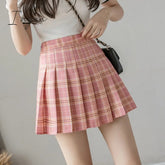 Ingvn - Fashion Kawaii Summer Women Skirts High Waist Cute Sweet Girl's Pleated Skirt Korean Style Mini Skirts for Women