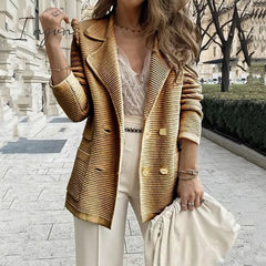Ingvn - Ladies Elegant Fashion Solid Color Blazer