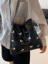 Ingvn Fashion Chain Butterfly Ladies Shoulder Bags Large Capacity Women's Casual Tote Underarm Bag Commuter Female Travel Handbags