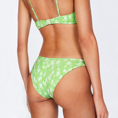 Sexy Triangle Push Up Bikini Set Brazilian String Thong Swimwear Ruched Bandage Bikinis Women Two Piece Swimsuit Micro Biquini
