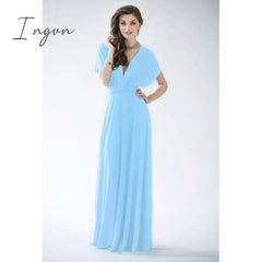 Ingvn - Sexy Women Maxi Dress Red infinity Long Dress Multiway Bridesmaids Convertible Wrap Party Dresses Robe Longue Femme Plus Size