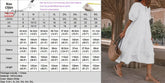 Ingvn - Summer Dress Elegant Party Mid-Calf Dress Women'Summer Sundress Bohemian Beach Sundress Casual Vestido Plus Size
