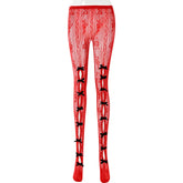 Ingvn Sexy Leggings Woman Clothes High Waist Hollow Out Bowknot Slim Pants Streetwear Night Club Outfit Female Skinny Tights
