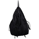 Ingvn Fashion Ruched Drawstring Backpacks for Women Aesthetic Nylon Fabric Women Backpack Light Weight Students Bag Travel Female Bag