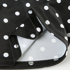 Asymmetrical Polka Dot Tank Top with Scarf Chic Sleeveless Skinny Black Cropped Tops Women Casual Streetwear Tee y2k Vest