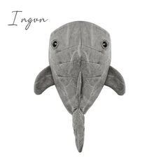 Ingvn - Funny Shark Shaped Crossbody Canvas Bag Fashion Cute Cartoon Crossobdy Bags Women Men Outdoor Travelling Shoulder Satchel
