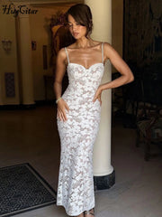Floral Print Slips Backless Patchwork Mesh Slit Sexy Bodycon Maxi Prom Dress Fall Women Y2K Outfits Streetwear Festival