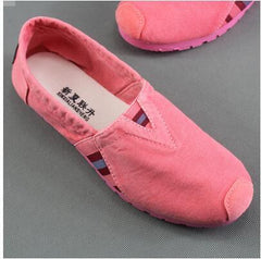 Summer New Style Women's Singles Shoes Old Beijing Cloth Shoes Denim Canvas Shoes +Pure hand embroidered insole