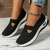 Comfortable Vintage Style Mesh Slip-On Sneakers - Breathable, Lightweight, and Hand Washable Casual Walking Shoes with Rubber Sole, Fabric Insole, and No Embellishment for All-Season Wear - Easy to Clean and Maintain from Tai