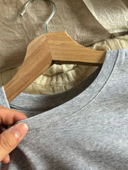 Puppy With Pearl Slim T-shirts Woman Summer Round Neck Cotton Short Sleeve Tee Gray Sweet Cute Animal Tshirt New Crop Tops Y2k
