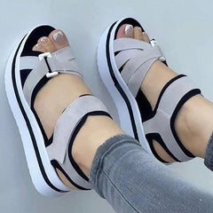 Shoes Women Sandals Women Heels Summer Sandals Platform Sandalias Mujer Soft Wedges Shoes For Women Summer Footwear