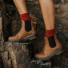 Ingvn - Artificial Leather Chelsea Boots