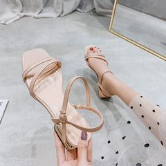 summer women's sandals Ladies Casual Outerwear Low Heels High heel fashion design professional work shoes