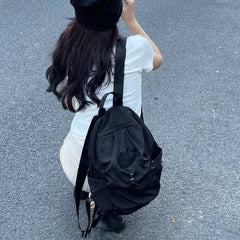 Ingvn Y2k All Match Casual Women Schoolbags Vintage Trendy Chic Korean Travel Bags New Streetwear Preppy Simple Backpacks for Students