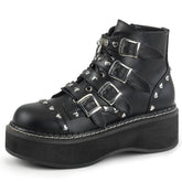 INGVN 2026 Brand Black Gothic Vampire Cosplay Comfy Sole Heels Summer Fashion Platform Sandals Shoes Women Slipper Outdoor