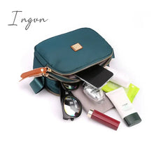 Ingvn - Small Shoulder Bag Women CrossBorder Supply Of Nylon Fabric Leisure Mini Shoulder Bag Ladies Embroidered Han Pocket