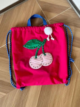 Ingvn Practical Lovely Korea Drawstring Exquisite Backpacks Sweet Panelled Embroidery Fresh Shopping Bags Print Cherry New Handbags