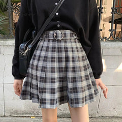 Ingvn - 90s Plaid Skirt