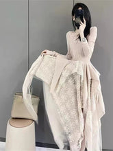 Vintage Elegant Lace Dress for Women French Irregular Splicing Long Bridesmaid Evening Party Dresses Prom Vestido Robe Clothes