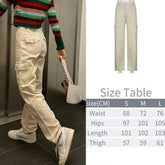Ingvn - womens fashion Tawnie Y2K Cargo Pants Women's Baggy Pants Autumn Streetwear Fairycore Oversized Trousers Vintage Casual Loose Sweatpants