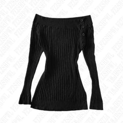Sexy Punk Y2k Long sleeve Crop Top One shoulder Harajuku Grunge Goth Pullover Streetwear Hip Hop Baby Tee Retro Fashion Top EMO