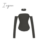 Ingvn - Sexy Pure Color 2 Piece Dress Set Woman Elegant Y2k Mini Dress Casual Korean Fashion Short Party Dress Vintage Suits Summer New Years Eve Dresses For Women