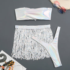 New Sexy Bikini Fluorescent Swimsuit Women Swimwear Push Up Bikini Set Brazilian Bathing Suit Summer Beach Wear Swimsuit L