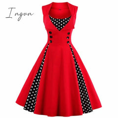 Ingvn - Plus Size S-5XL Women Party Dress