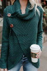 Ingvn - Irregular Winter Shawl Coat(6 Colors)