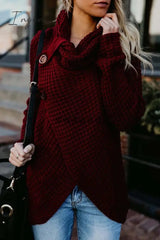 Ingvn - Irregular Winter Shawl Coat(6 Colors)