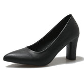 35-45 size plus size women's shoes with skirt temperament thick heel high heels new small fragrant style shoes spring and autumn