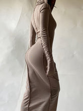 2024 Autumn New Style Reverse Edge Hooded Long Sleeve T-shirt Dress