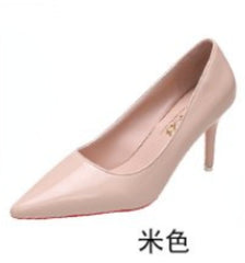 Nightclub High Heel Pointed Toe Stiletto Red Bottom Fashion Women's Shoes Shallow High Heels Red Bottom High Heels Lolita Shoes