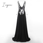 Ingvn - 2023 Summer Women Dress Bandage Sexy Backless Maxi Dresses Club Holiday Bodycon Cut Out Sleeveless Elegant Long Dress Women Robe
